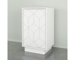 Nexera Table de Nuit - Blanc