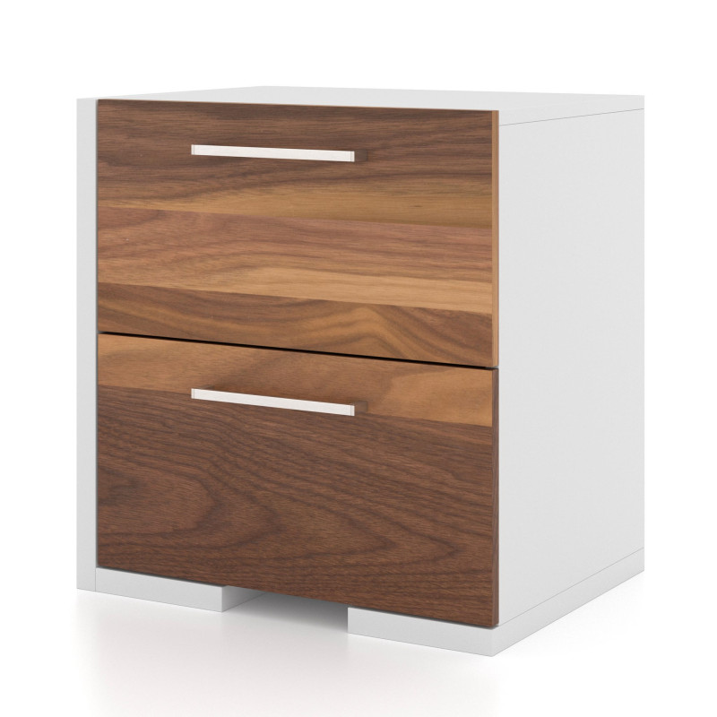 Nightstand - Walnut White