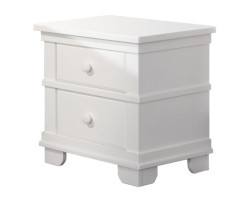 Torino Nightstand - White