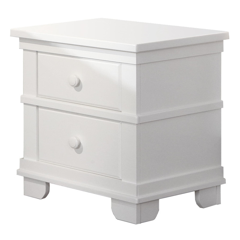 Torino Nightstand - White