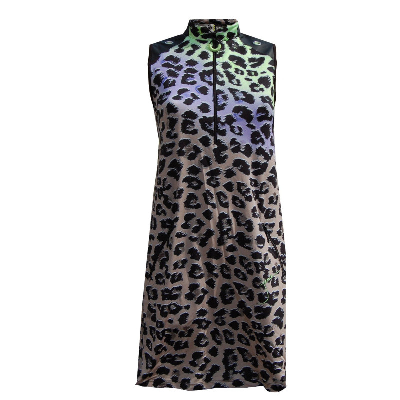 Robe Jungle Sunrise sans manches pour femmes