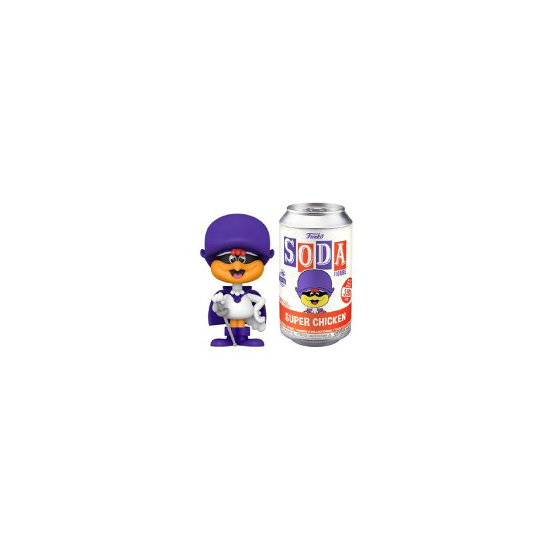 Super chicken -  figurine soda en vinyle de super chicken (10 cm) -  funko soda