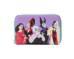 Disney -  portefeuille villains blocs de couleur -  loungefly