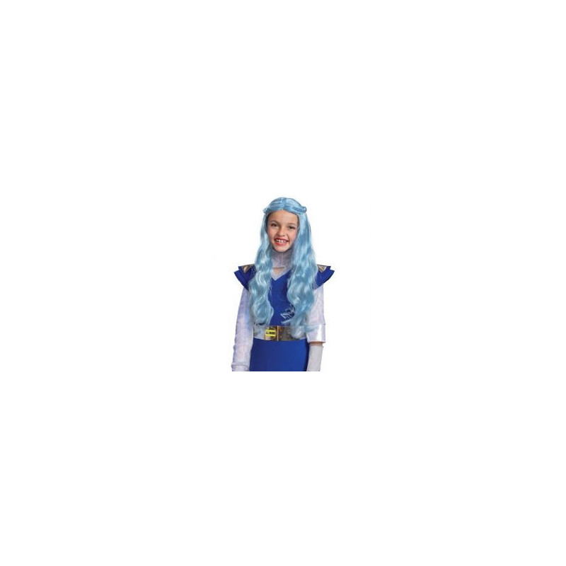 Z-o-m-b-i-e-s 3 -  perruque de addison alien - bleu (enfant)