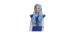 Z-o-m-b-i-e-s 3 -  perruque de addison alien - bleu (enfant)