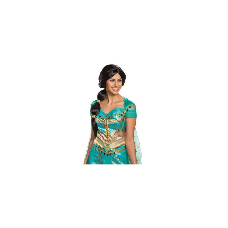 Aladdin -  perruque de jasmine (adulte) -  princesses disney