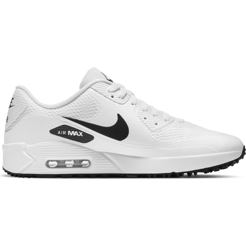 Chaussures Air Max 90 G sans crampons pour hommes - Blanc/Noir