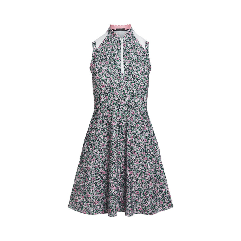 Robe sans manches à glissière 1/4 pour femmes