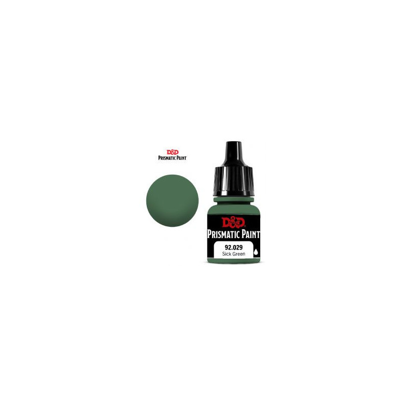 Dungeons & dragons -  sick green -  prismatic paint