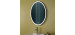 DECORAPORT 24 x 32 Po Miroir de Salle de Bain LED/Miroir Chambre avec Bouton Tactile, Anti-Buée, Luminosité Réglable, Montage V