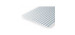 Evergreen -  feuille de polystyrène épais blanc opaque .040" nov sid 6x12 espacement .083 1pc