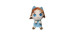 Disney -  peluche porte-clé de la wendy