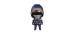 Black widow -  figurine de taskmaster -  nendoroid 1675-dx