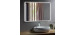 DECORAPORT 48 x 36 Po Miroir de Salle de Bain LED avec Bouton Tactile, Anti-Buée, Luminosité Réglable, Bluetooth, Montage Verti