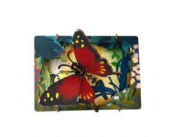 Escape welt -  papillon -  3d wood puzzle