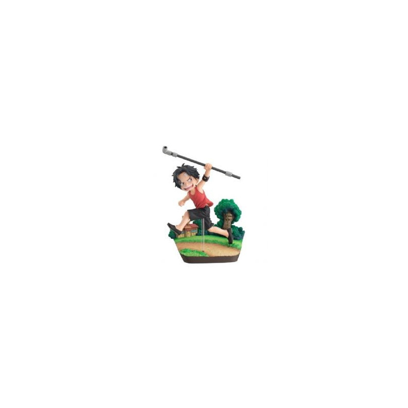 One piece -  figurine de portgas d. ace -  g.e.m run run run!
