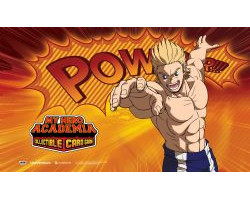 My hero academia card game -  surface de jeu - mirio togata (61cm x 35cm)