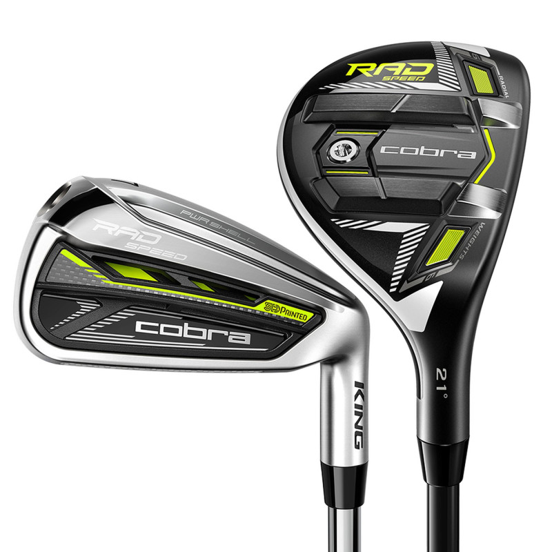 Ensemble de fers combo Radspeed 5H 6-PW GW avec tiges en graphite