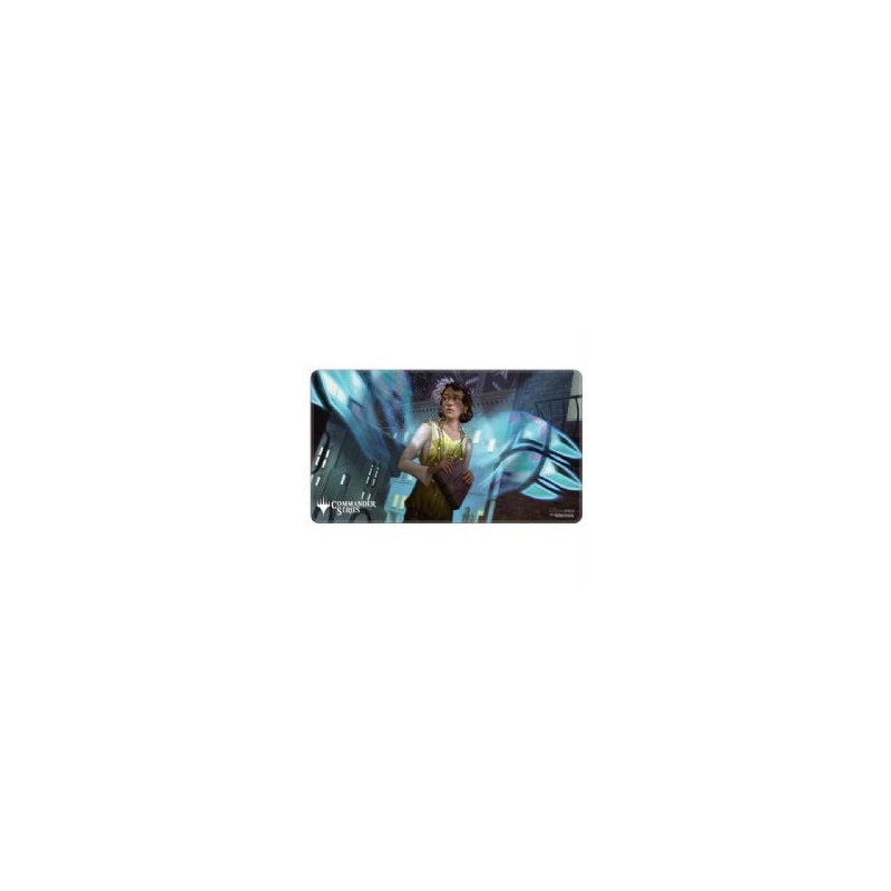 Magic the gathering -  surface de jeu cousu avec bordure surjetée - giada - (61 x 33 cm) -  series commandant