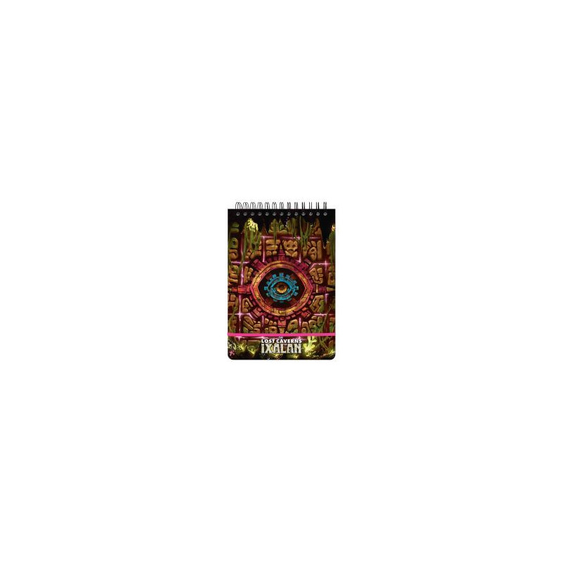 Magic the gathering -  carnet marqueur de vie -  les cavernes oubliées d'ixalan