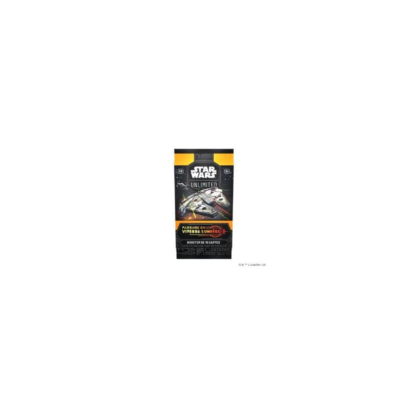 Star wars unlimited -  passage en vitesse lumière - draft booster pack (p16/b24)(français)