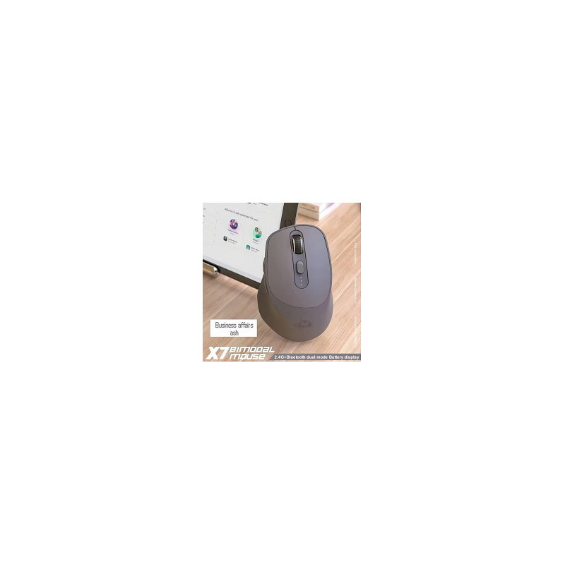 Bestcost.ca Souris Sans-Fil USB RF et Bluetooth X7 OKKO - NOIR - NEUF