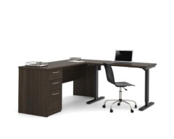 Bureau assis-debout en L...