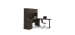 Ensemble de 2 articles incluant un bureau assis-debout et un bureau avec huche