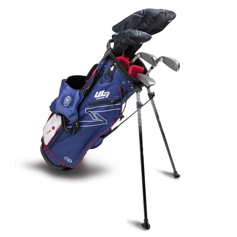 Ensemble sac de golf sur pieds et 5 bâtons UL7 Junior 57 pour enfants