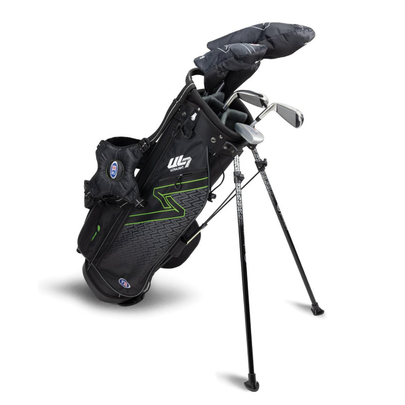 Ensemble sac de golf sur pieds et 5 bâtons UL7 Junior 57 pour enfants