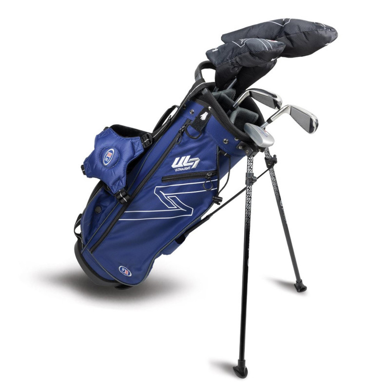 Ensemble sac de golf sur pieds et 5 bâtons UL7 Junior 54 pour enfants