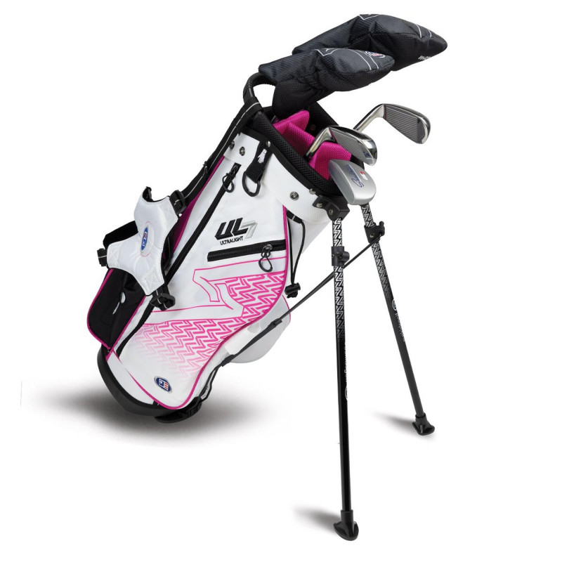 Ensemble sac de golf et 5 bâtons UL7 Junior 48 pour enfants