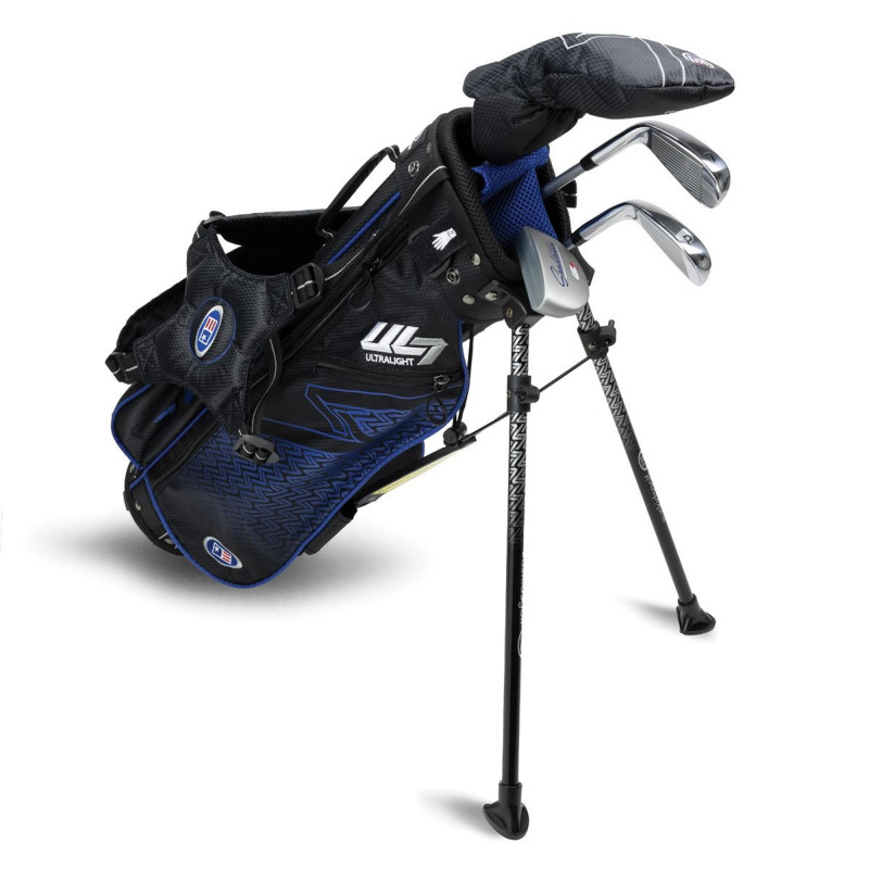 Ensemble sac de golf sur pieds et 4 bâtons UL7 Junior 45 pour enfants