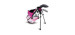 Ensemble sac de golf sur pieds et 4 bâtons UL7 Junior 42 pour enfants