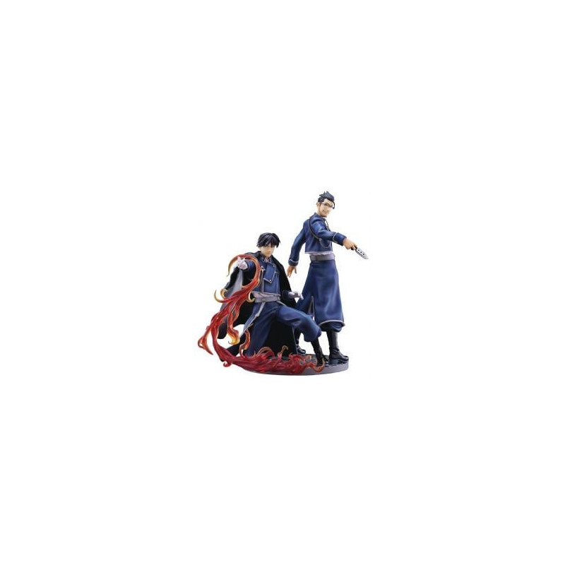 Fullmetal alchemist -  figurine de roy & maes kizuna -  proof
