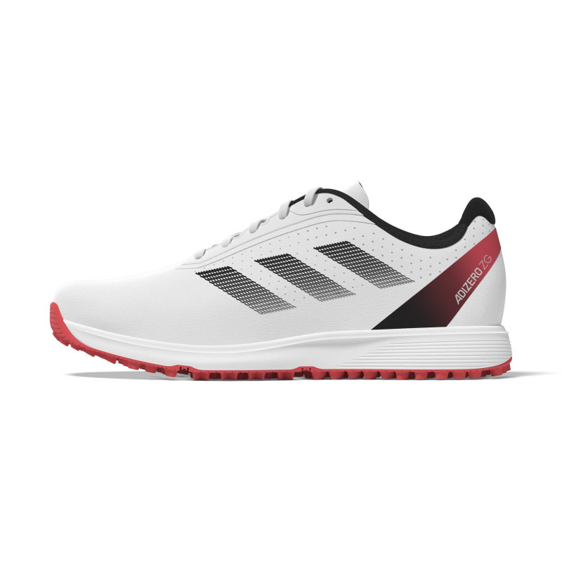 Chaussure de golf sans crampons AdiZero ZG pour juniors - Blanc/rouge