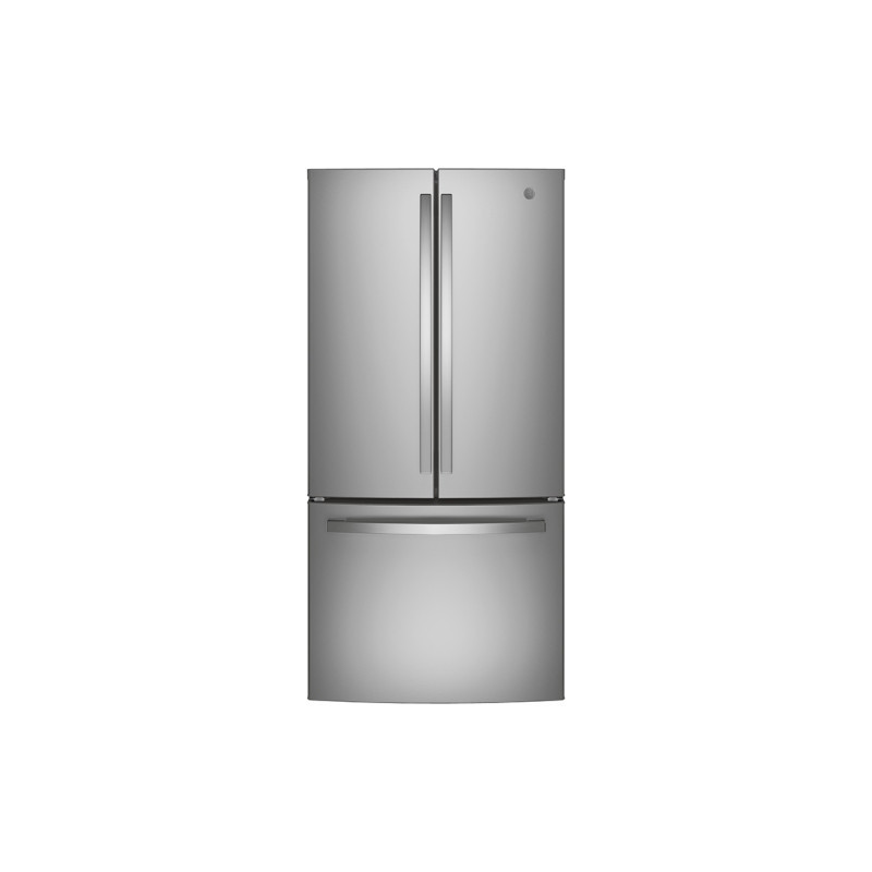 Ge Réfrigérateur 3 portes 33po 18,6pi3 Profondeur comptoir, Eau et glace