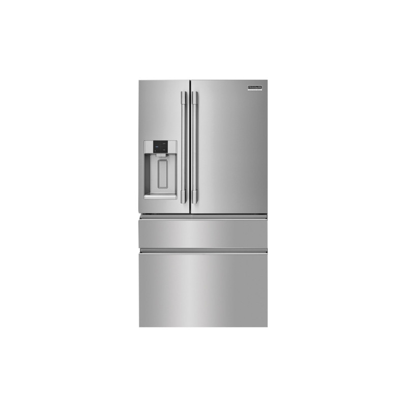 Frigidaire professionnel Réfrigérateur 4 portes 36po 21,8pi3 Profondeur comptoir, Eau et glace