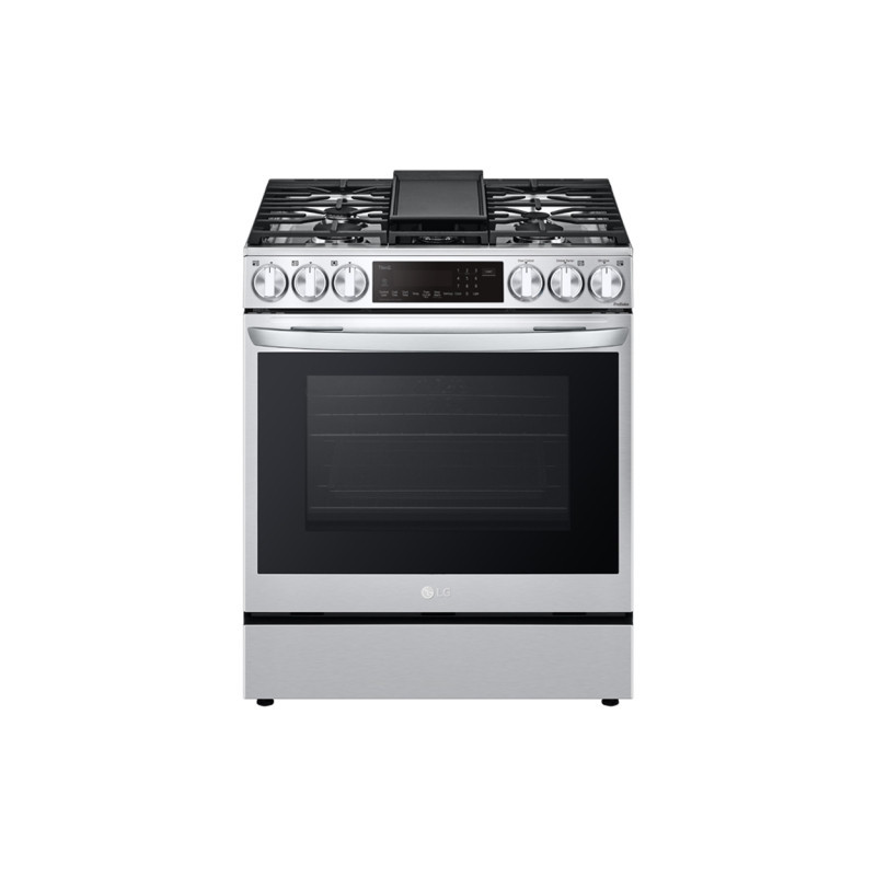 Lg Cuisinière au gaz 6,3pi3 Convection véritable, Wi-Fi, Instaview, Air Fry