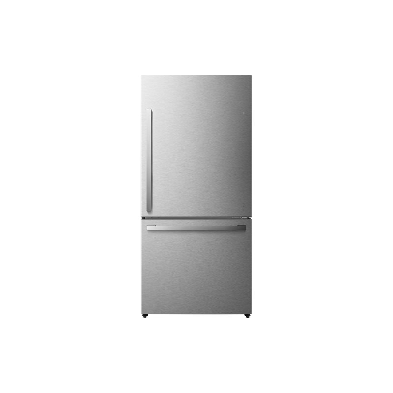Hisense Réfrigérateur 2 portes 31,1po 17,0pi3 Profondeur comptoir, Congélateur bas tiroir