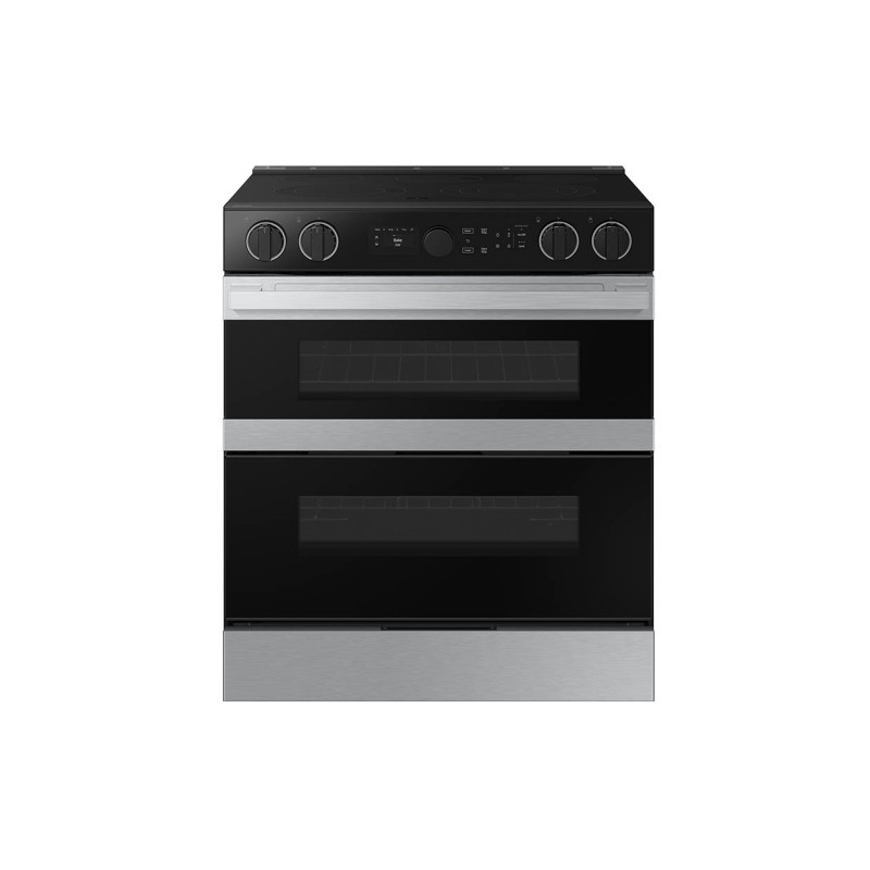 Samsung Cuisinière encastrée double four 6,3pi3 BESPOKE Convection véritable, Air Fry, Wi-Fi, Sous-vide