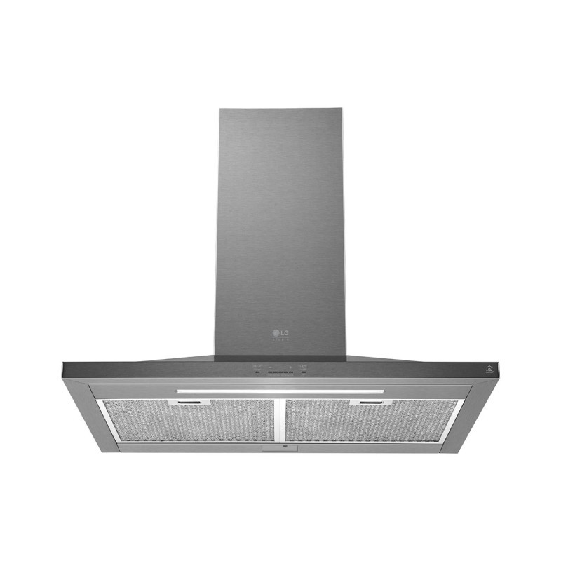 Lg Studio Hotte cheminée murale 30po 600pi3-min, 5 vitesses, Filtre à Chicane, Wi-Fi