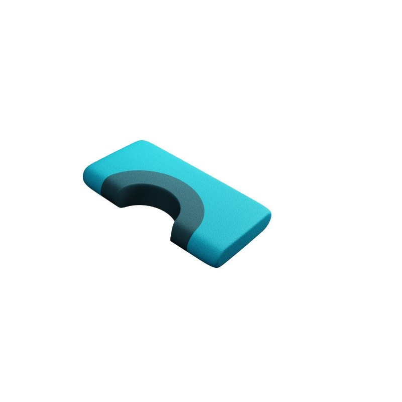 Blu Sleep Oreiller Surround gel biocéramique queen Compressé, Profil moyen