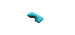 Blu Sleep Oreiller Surround gel biocéramique queen Compressé, Profil moyen