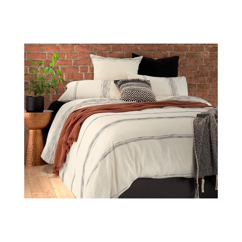 Brunelli Housse de couette lit queen et 2 cache-oreillers