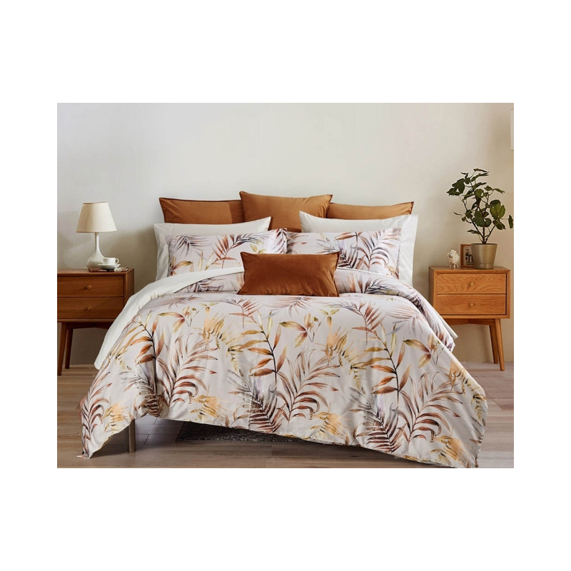 Daniadown Housse de couette lit queen et 2 cache-oreillers