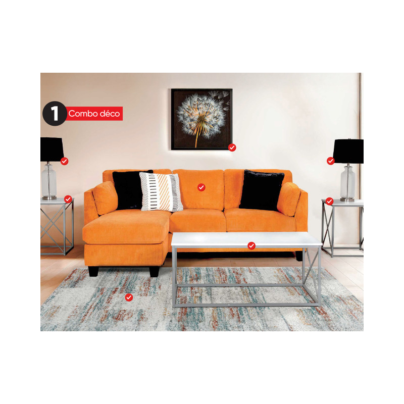 Monarch Combo déco 1 sectionnel 8 mcx