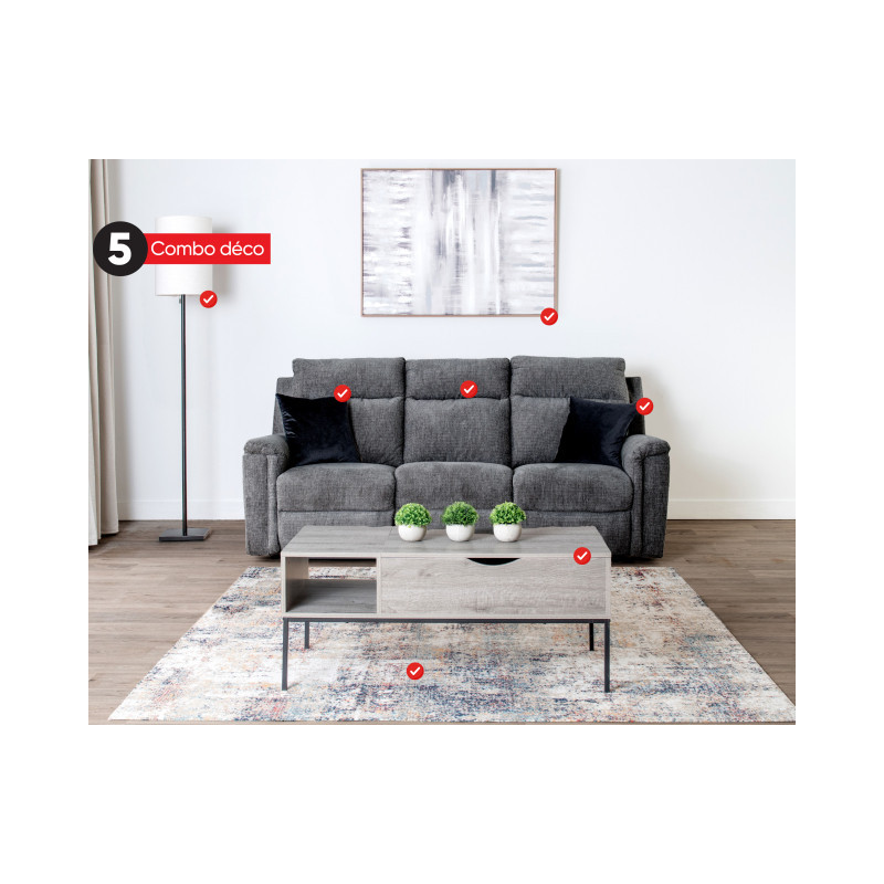 Ashley Combo déco 5 sofa inclinable électrique 7 mcx