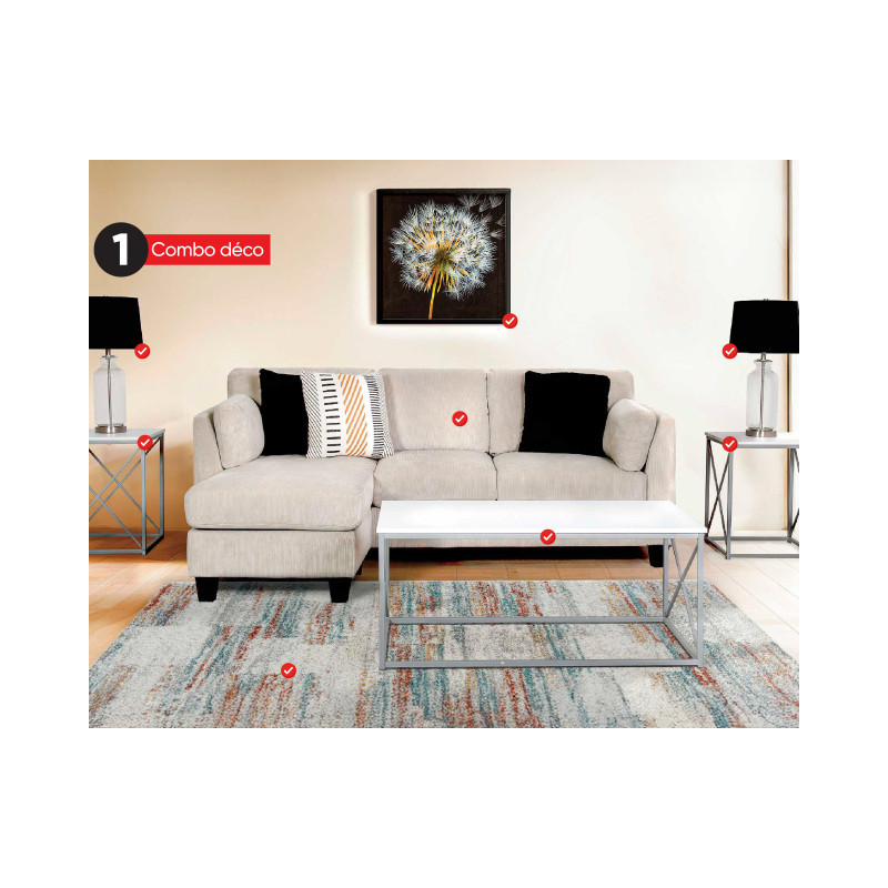 Monarch Combo déco 1 sectionnel 8 mcx