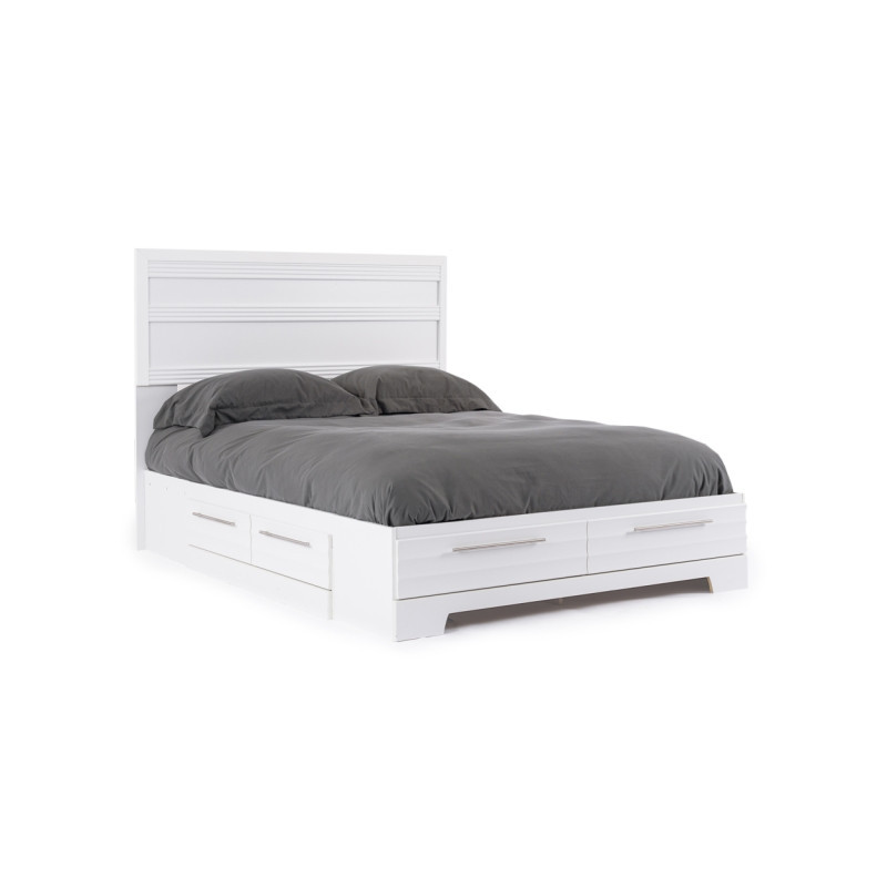 Dynamic Concept Lit 6 tiroirs laminé queen